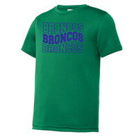 Youth Green Broncos Dryfit T-shirt