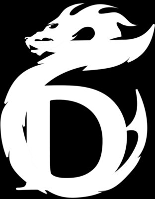 dragon logo White