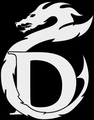 dragon logo White